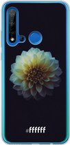 Huawei P20 Lite (2019) Hoesje Transparant TPU Case - Just a perfect flower #ffffff