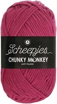 Scheepjes Chunky Monkey- 1827 Deep Fuchsia 5x100gr