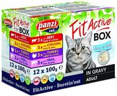 Fit Active - Kattenvoer - Natvoer - 12 x 100g box