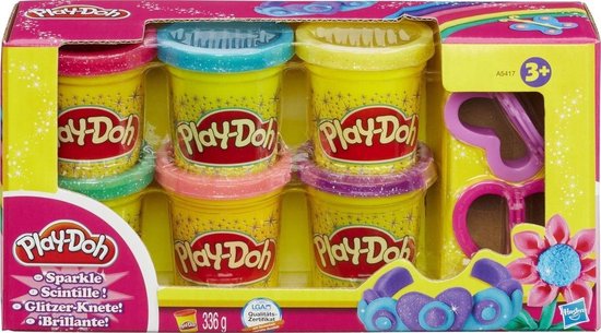 Play-Doh Glitters - 336 gram - Klei