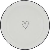 Bastion Collections - Cake bord - Zwart hartje <3