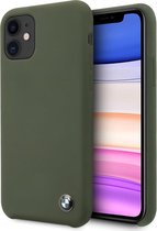 iPhone 11 Backcase hoesje - BMW - Effen Groen - Silicone