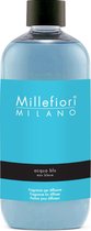 Millefiori Milano Navulling voor Geurstokjes 500 ml - Acqua Blu