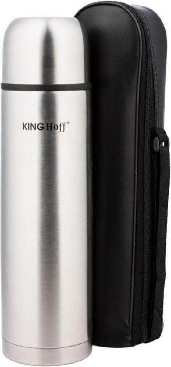 Kinghoff - Thermosfles - thermoskan - drinkbeker - 1000 ml - RVS