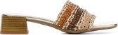 Mace Vrouwen Leren    Slippers /   - M1076 - Bruin - Maat 36