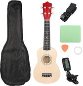 Ukeleleset 53 cm lindehout met tas