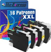 PlatinumSerie 16x inkt cartridge alternatief voor Brother LC-3211