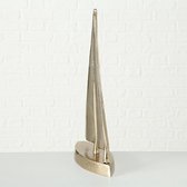 Boltze -Zeilboot - Decoratie - Goud - Aluminium RAW - 45cm