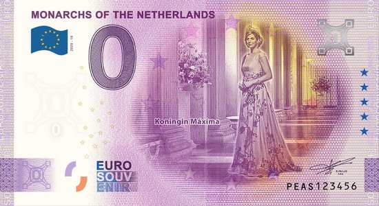 Thumbnail van een extra afbeelding van het spel 0 Euro Biljet 2020 - Vorsten van Nederland - Koningin Máxima