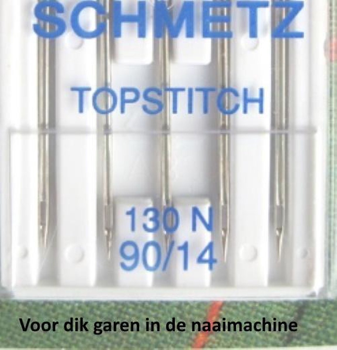 Schmetz Aiguilles pour machine à coudre Topstitch, épaisseur 90/14, pour  fil épais, 1