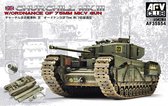 AFV-Club Churchill MK.III w/Ordnance QF 75MM MK.V Gun + Ammo by Mig lijm