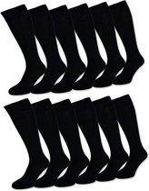 Socke/Sokken Voor Dames En Heren Kleur Zwart - Maat 40-46 - Warme Sokken Heren & Dames/1 Paar