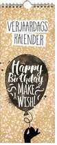 Verjaardagskalender - Happy birthday - 13 X 33 cm