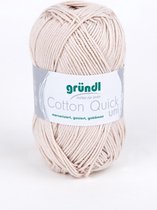 Gründl Cotton Quick Uni | Zand | 5 bollen | kleur: 102