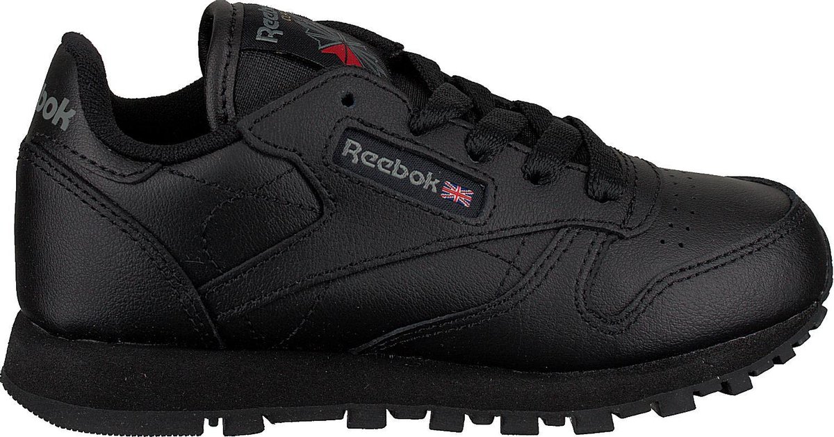 Reebok Meisjes Lage sneakers Classic Leather Kids Zwart