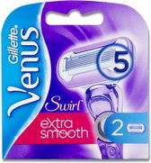 Gillette Venus Swirl Extra Glad Scheermesjes Vrouwen - 2 stuks - huidverzorging - Persoonlijke verzorging.