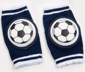 Kniebeschermers Voor Kind - Kniebeschermers Voor Baby - Kruipbeschermers Met Kussen - Anti Slip - VoetbalBal Print - 0-3 jaar