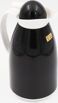 YILTEX - Bouteille isotherme / Thermos / Bouteille Thermos / Thermos 1 litre / Thermos 1 litre - 1l - Zwart avec Wit