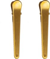 Twee lange gouden vers-houd knijpers (set) | Sass & Belle