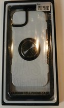 Creative Case | Apple iPhone 11 PRO MAX | Zwart | High Quality | Kickstand ring | Dikke randen | super sterk |