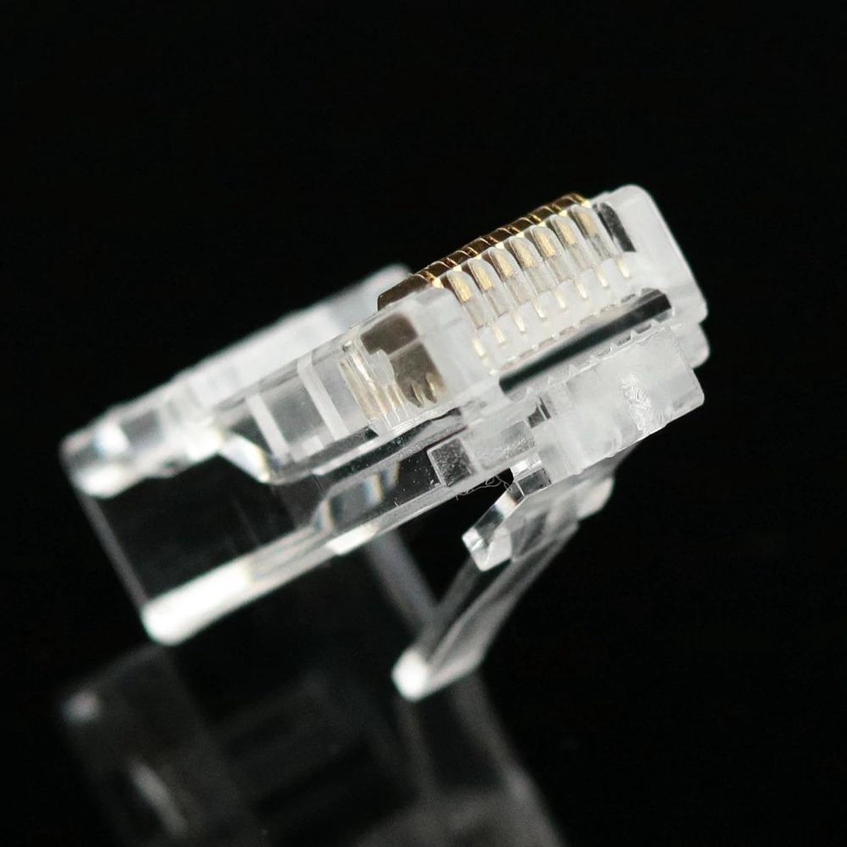 Nastako cat6a cat7 rj45 connectors kat 7 rj45 stekkers afgeschermde ftp 8p8c net ethernet kabel crimp modulaire jack connector - 100pcs 13mm - 100pcs 13mm kopen? | Korting tot 63