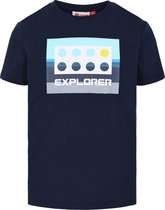 Lego Wear t-shirt donkerblauw - maat 104