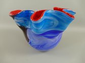 34,4 x 23,5 cm - Vazen - Kleurrijke Vaas Murano - Bloemen Vaas Glas