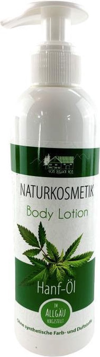 Naturkosmetik Body Lotion 200ml met Cannabis olie, hydraterend, vochtinbrengend