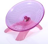 Hamster speelgoed - Looprad - Loopwiel - Roze - ⌀ 18cm