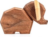 The Little Elephant - Wooden animal - 2 pcs
