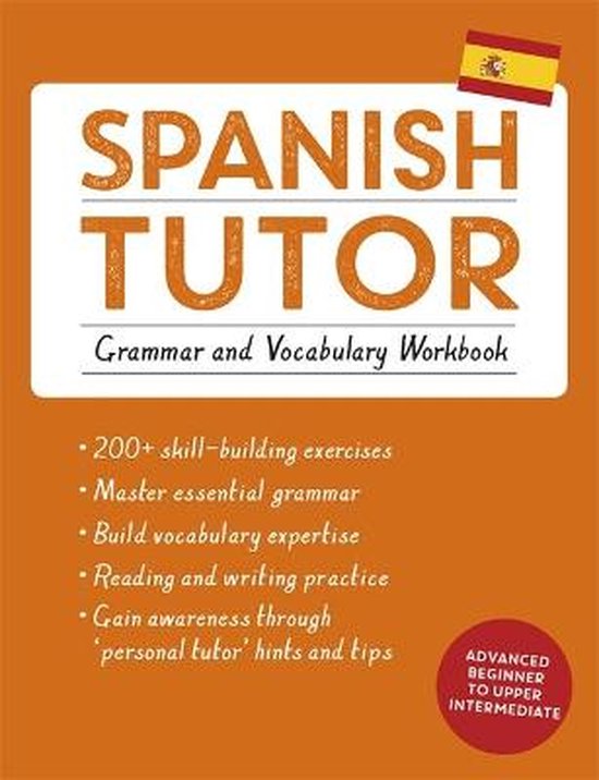 Spanish Tutor Grammar Vocabulary Workbk - cover