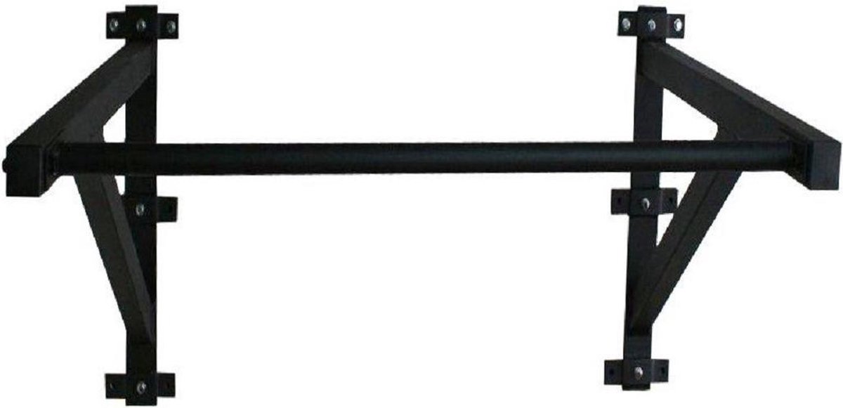 Muscle Power® Stevige Optrekstang voor Muur – Pull-Up Bar met 600KG Draagkracht – Ideaal voor Krachttraining, TRX & Power Bands – Inclusief Bevestigingsmateriaal