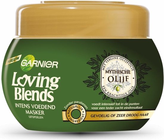 Apt lezing heilig Garnier Loving Blends Olijf - 300 ml - Haarmasker | bol.com