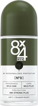 8x4 Deodorant Roller No 8 Wild Oak 50 ml