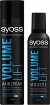 Syoss Volume Lift - Haarspray 1x 400 ml & Haarmousse 1x 250 ml - Pakket