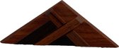 UITVERKOOP !!! Petra's Sieradenwereld - Broche hout driehoek (194)