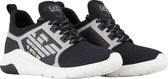 EA7 Sneakers - Maat 43 1/3 - Mannen - zwart - zilver