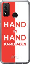 6F hoesje - geschikt voor Huawei P Smart (2020) -  Transparant TPU Case - Feyenoord - Hand in hand, kameraden #ffffff
