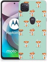 TPU Siliconen Hoesje Motorola Moto G 5G Telefoon Hoesje Pups