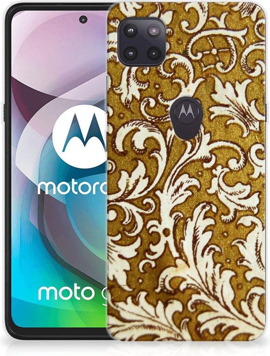 Siliconen Hoesje Motorola Moto G 5G Barok Goud