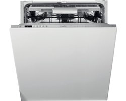 Whirlpool WKCIO3T133PFE - Inbouw vaatwasser - 14 couverts - SuperEco A+++ - SuperStil 43Db - PowerClean Pro - Bestek Lade