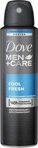 Dove Men Deodorant Spray Cool Fresh 150 ml