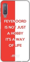 6F hoesje - geschikt voor Samsung Galaxy A7 (2018) -  Transparant TPU Case - Feyenoord - Way of life #ffffff