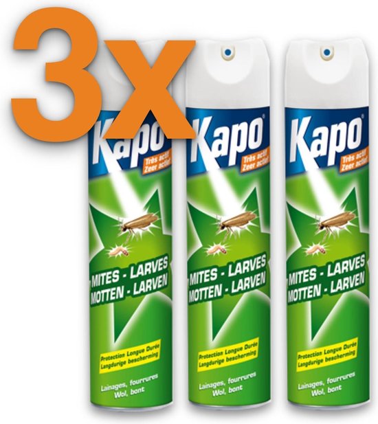 K.Pro Expert – 2 cassettes tegen motten en larven – levenslange indicator – anti-motten voor de kleding – onmiddellijke werking – effectief 6 maanden – beschermt tegen nieuwe plagen – professionele
