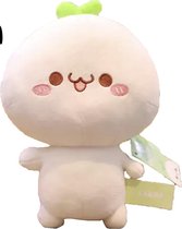 Kenjiro - Cute White Dumpling/Radish - Plant - Knol - Plushy - Knuffel - 40 cm