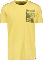 Garcia Heren T-shirt Geel - Maat XXL
