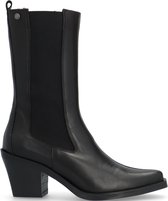 Notre-V 02-170 Enkellaarsjes - Enkelboots - Dames - Zwart - Maat 38