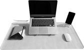 EnjoyeuS Bureau Accessoires set Grijs Zilver 3 Stuks - bureaumat - muismat + laptop standaard + telefoon - tablet houder compleet set - Thuiswerk - Kantoor set - Thuis en kantoor w