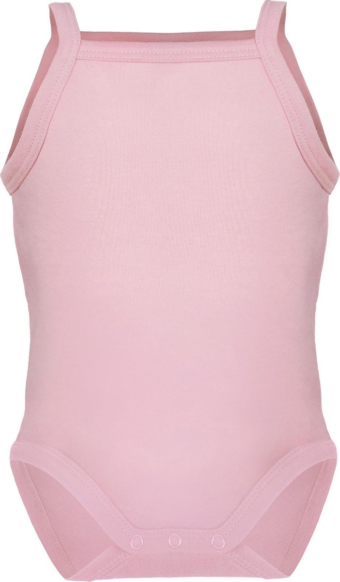 TOSKE meisjes romper met spaghettibandje - Babyroze - Maat 62/68