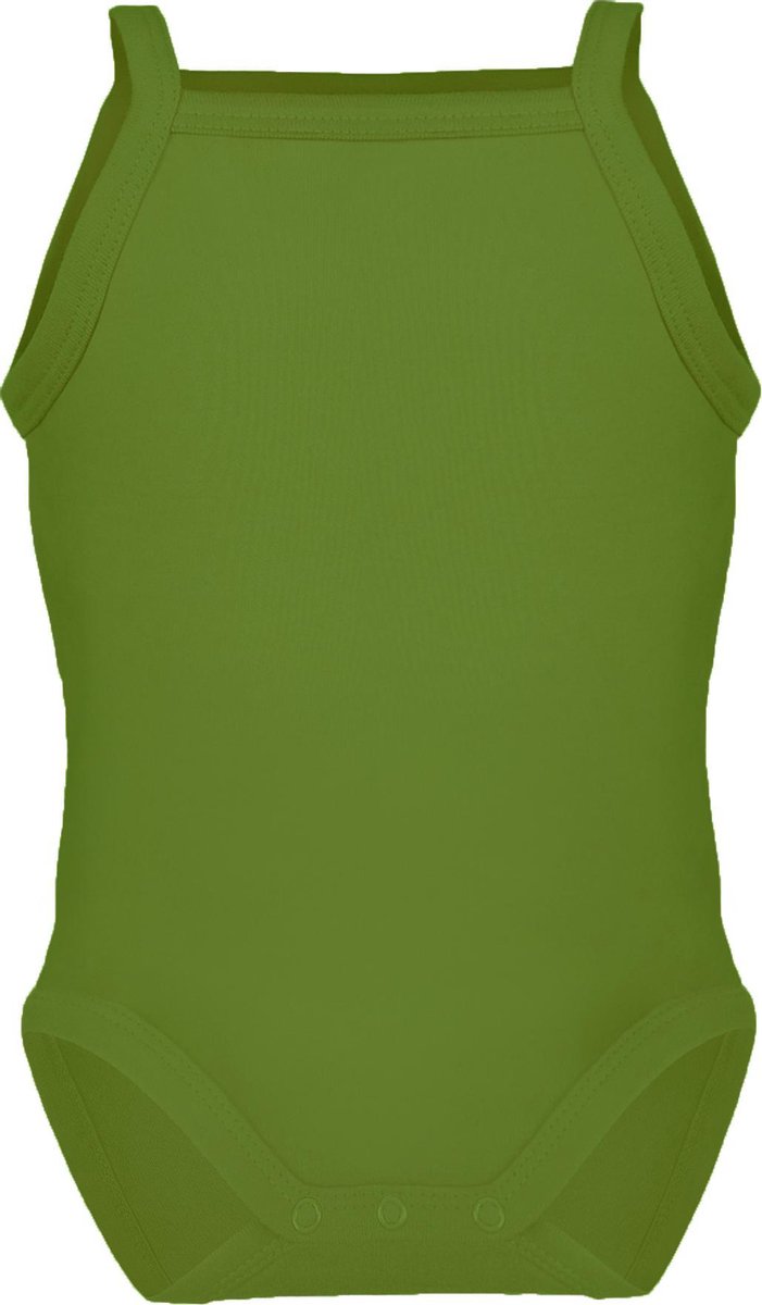 Toske meisjes romper met spaghettibandje - Lime groen - Maat 62/68